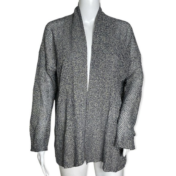 Eileen Fisher Sweaters - Eileen Fisher Cardigan Sweater M‎ Organic Linen Minimalist Quiet Luxury Neutral